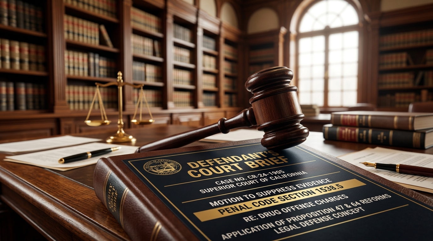 California Drug Crimes Defense and Evidence Suppression Analysis