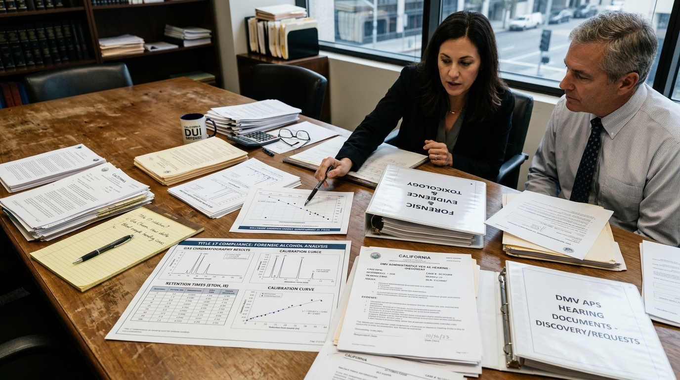 Los Angeles DUI Defense and DMV Administrative Hearing Analysis