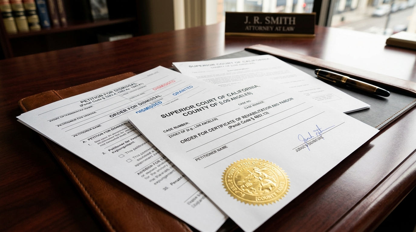 California Criminal Record Expungements and Sealing Analysis