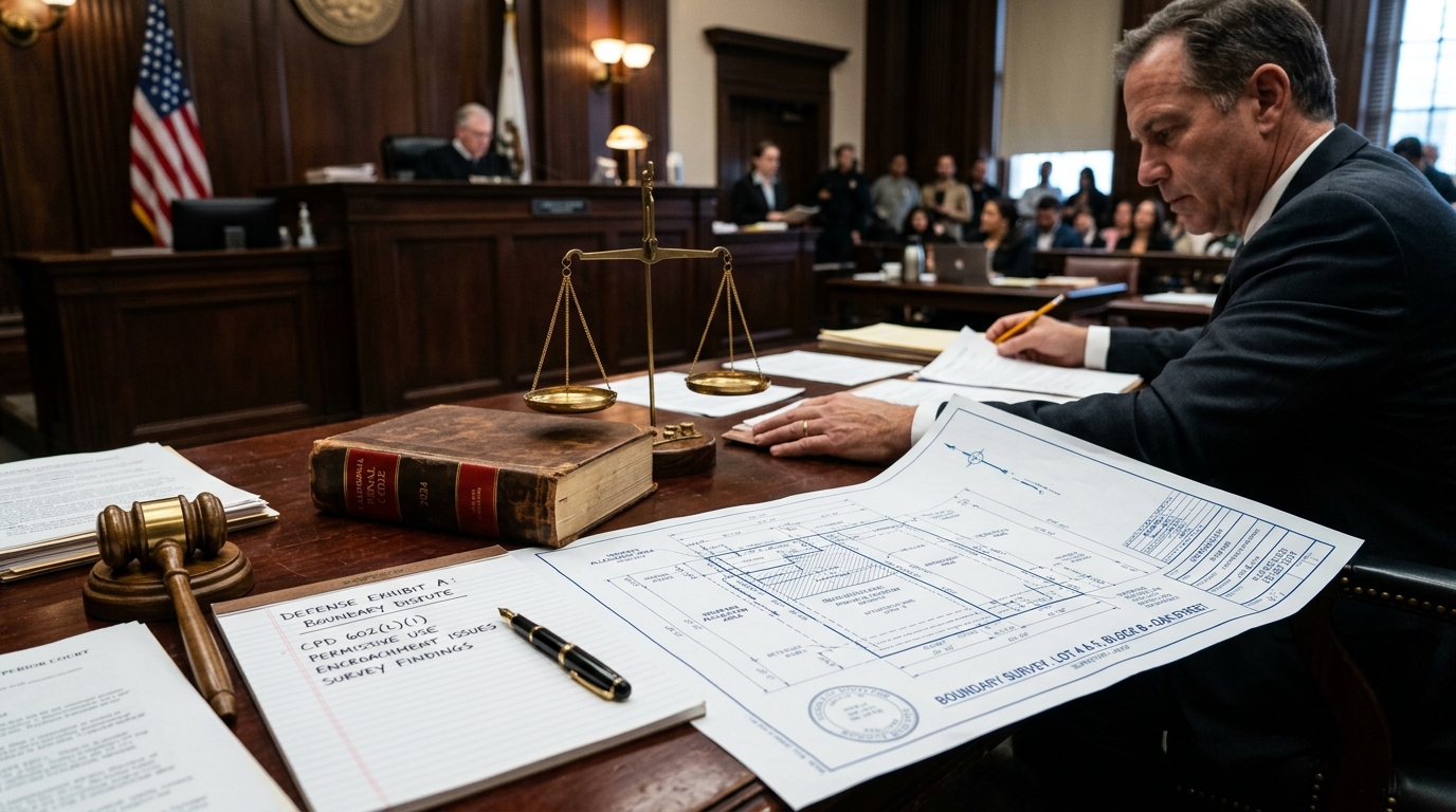 California Property Boundary Disputes and Criminal Trespass Defense